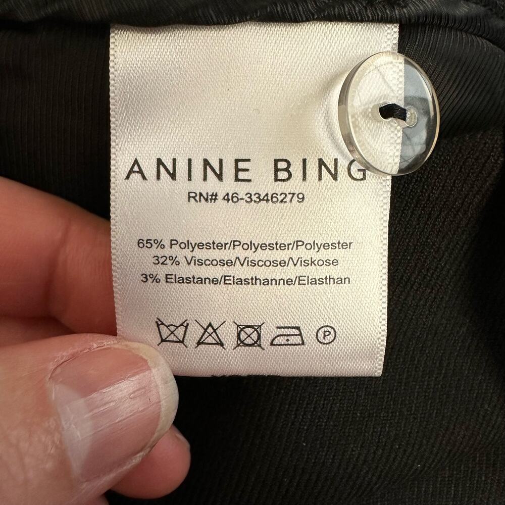 Anine Bing Becky Trouser Black XS - Picture 12 of 15